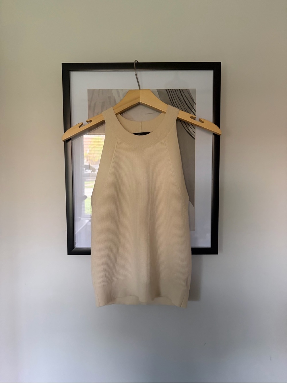 Theory Sleeveless Rib Knit Tank Top